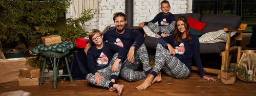 Arktyka Pánské pyžamo Italian Fashion - tmavě modré