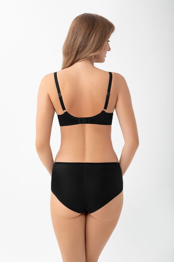 K 937 Evia Soft bra Gorsenia black - měkká podprsenka s výšivkou pro velké poprsí