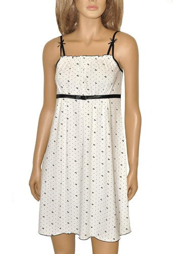 364 Juliette Forex noční košile bez ramínek - ecru barva