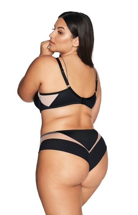 2136 Měkká podprsenka Ava - černá