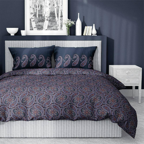 3782 B Home Satin 77 Pościel satynowa Detexpol fioletowy