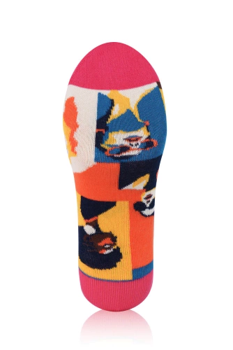 S171D Donna Dlouhé ponožky Italian Fashion - růžové