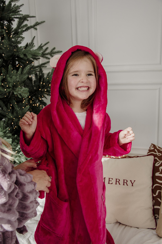 730 Serena Forex Dětský župan - malinový