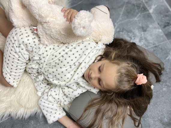 367 Melanie Forex Dětský župan - ecru