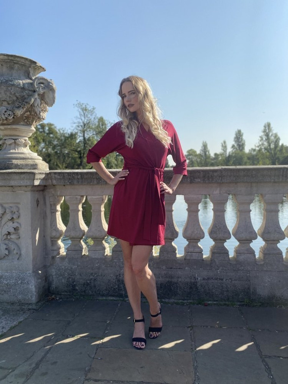 871 Visa Dámský župan Forex - bordó