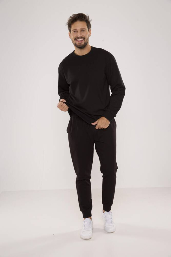 728 Pánská mikina Just Forex - černá