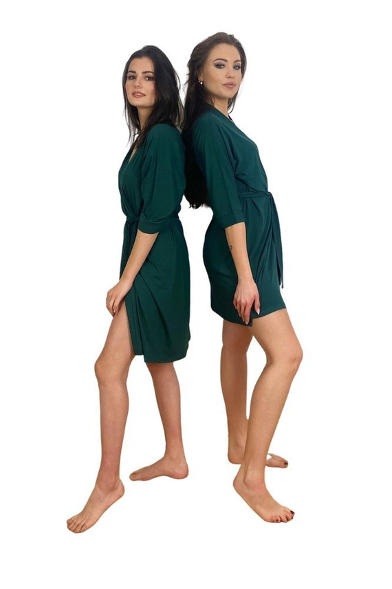 871 Visa Dámský župan Forex - lahvově zelený