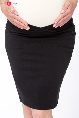 Spódnica ciążowa z kieszeniami Milk&Love czarny