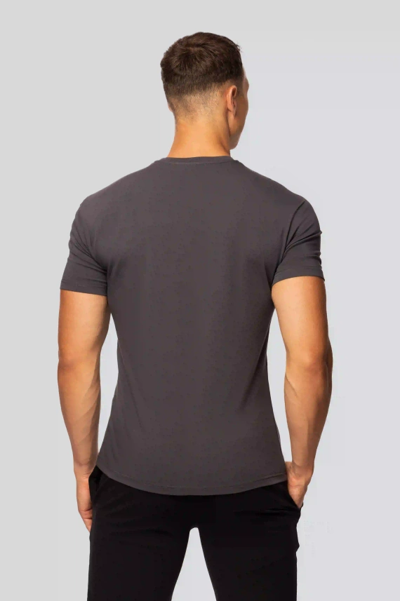 Pánské bavlněné tričko Urban graphite - klasický střih, vysoká kvalita, pružnost, celodenní pohodlí