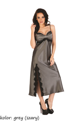 926 Kleoree Dlouhá noční košile De Lafense - šedá