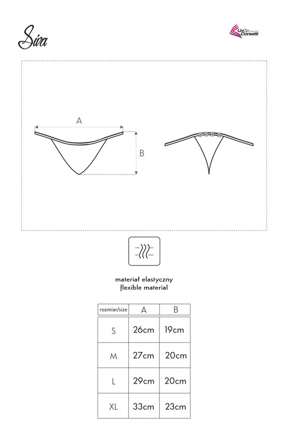 Siva LC 6065 LivCo Corsetti Fashion dámské kalhotky bílé