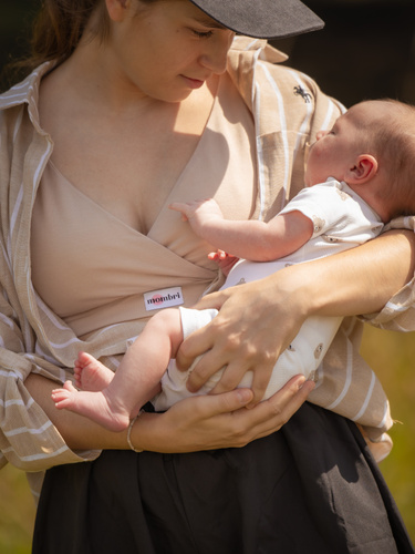 Milk&Love Mombri Klasyk nepromokavá kojicí podprsenka beige