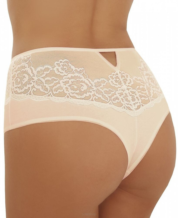 Dámské kalhotky Arina Emili – Elegantní brazilky z jemné krajky a bavlny