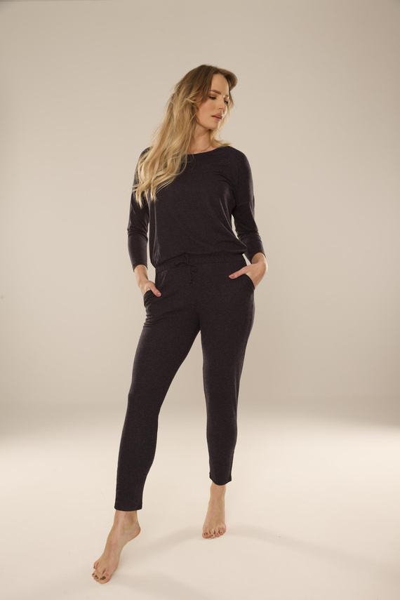 305 Paula Dámský pyžamový oblek - tmavě modrý