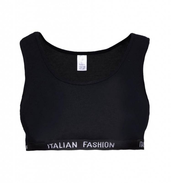 Nikola Dívčí podprsenka, široká ramínka Italian Fashion- černá