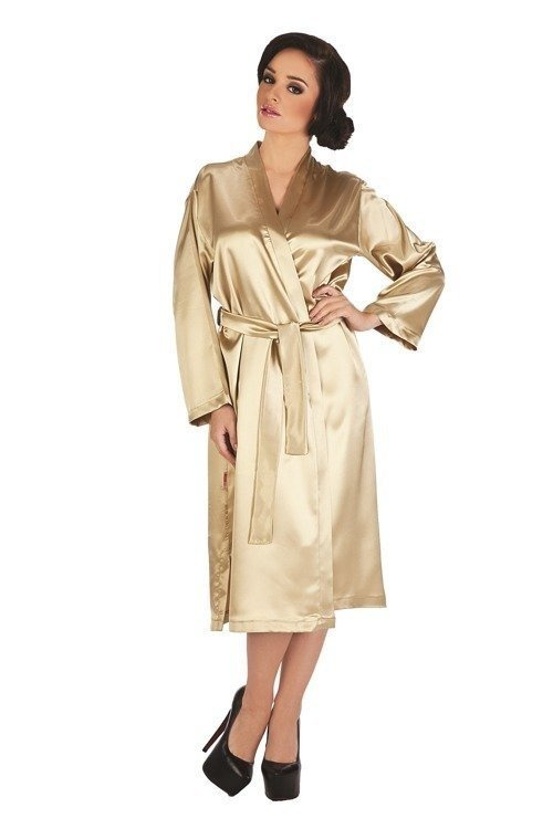 798 Klasický dámský župan Forex - modrý/modrý