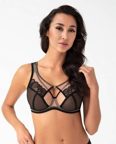 K 758 Saanvi Soft Bras Gorsenia - černá