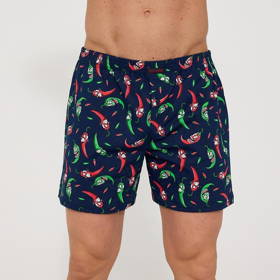 Pánské boxerky Cornette Classic 001 /192 011/192– volné bavlněné boxerky s knoflíkem