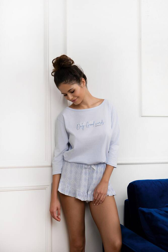 Angela Dámské pyžamo Sensis - modré