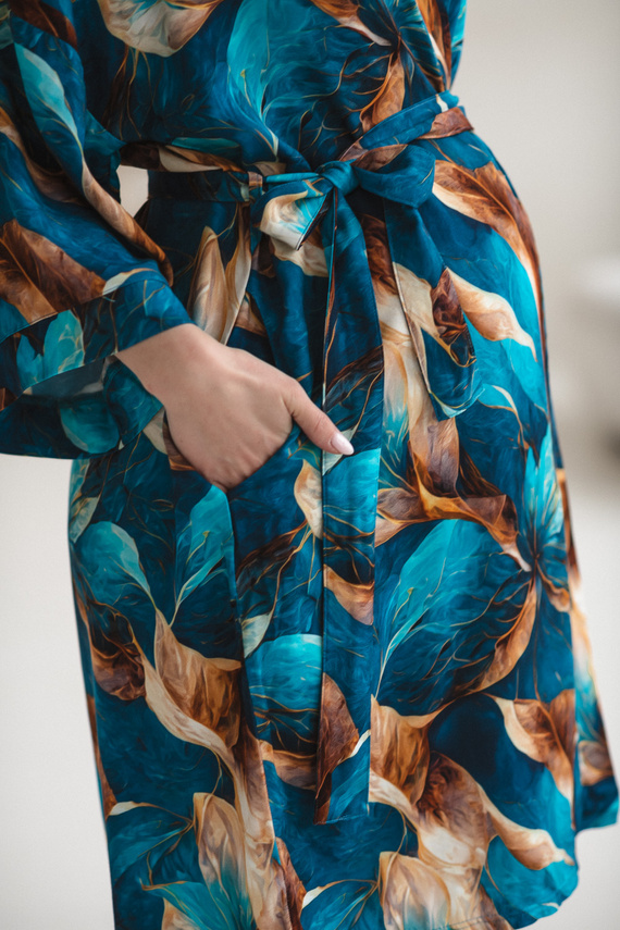 Milk&Love bambusový župan pro těhotné Marmaid 100% viskóza