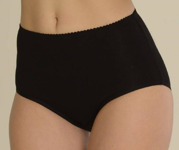 018 Sara Kalhotky s vysokým pasem De lafense - černé