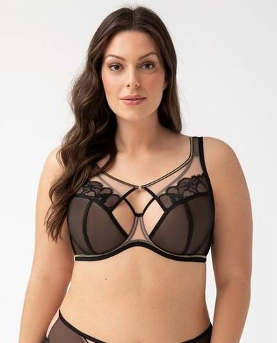 K 758 Saanvi Soft Bras Gorsenia - černá