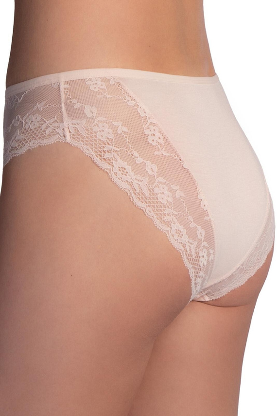 Dámské kalhotky Lama L-VIS 1599 viskózové bikini s krajkou 2 ks