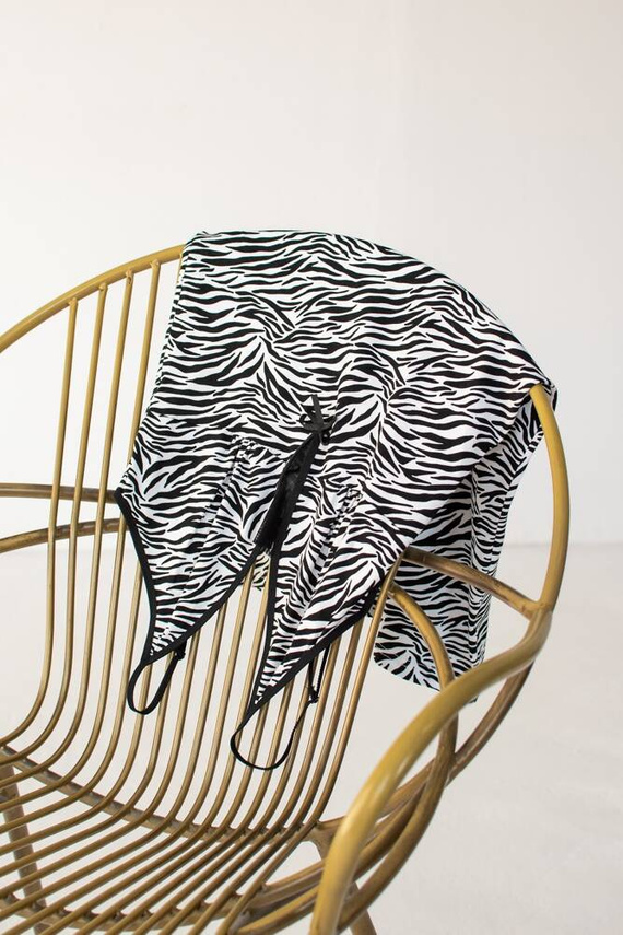 746 Noční košile Savannah De Lafense - bílo-černá