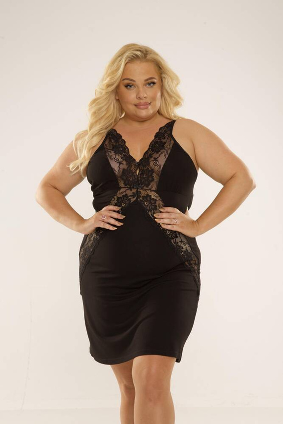 879 Agnes Forex noční košile - černá