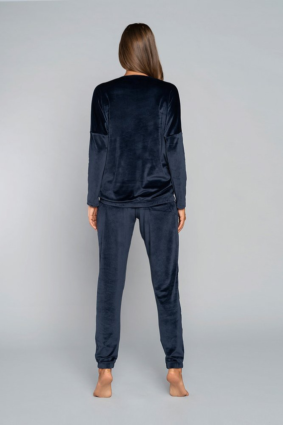 Dámská dlouhá souprava Juga. rukáv, délka. italská móda velbloudí kalhoty