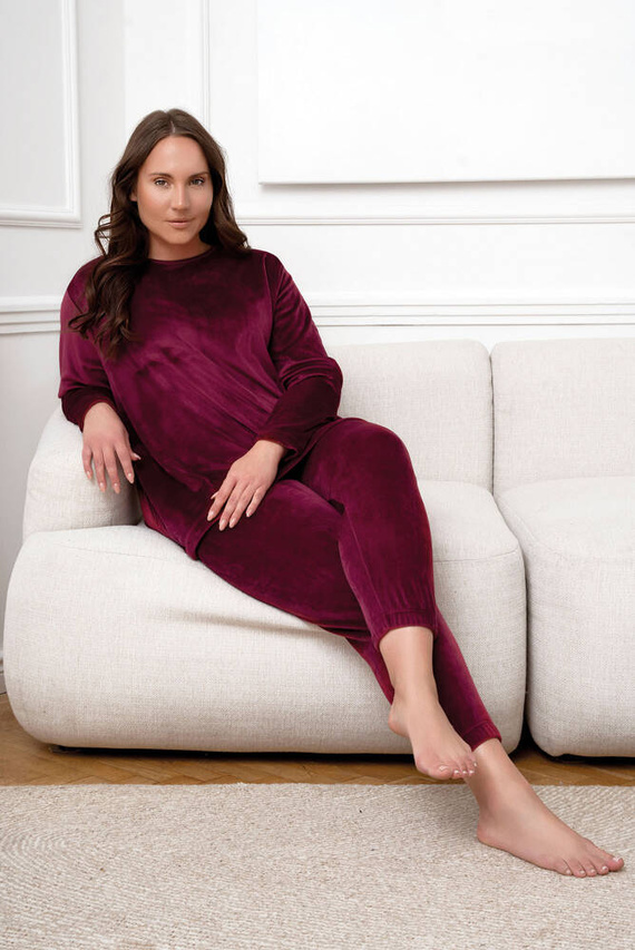 Akara Dámská souprava Italian Fashion - vínová