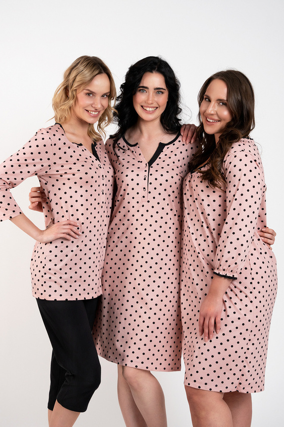 Noční košile a kojící šaty Margo Italian Fashion