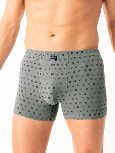 Pánské boxerky MXH 612 B25 Key grey - bavlněné, pohodlné, v elegantní krabičce