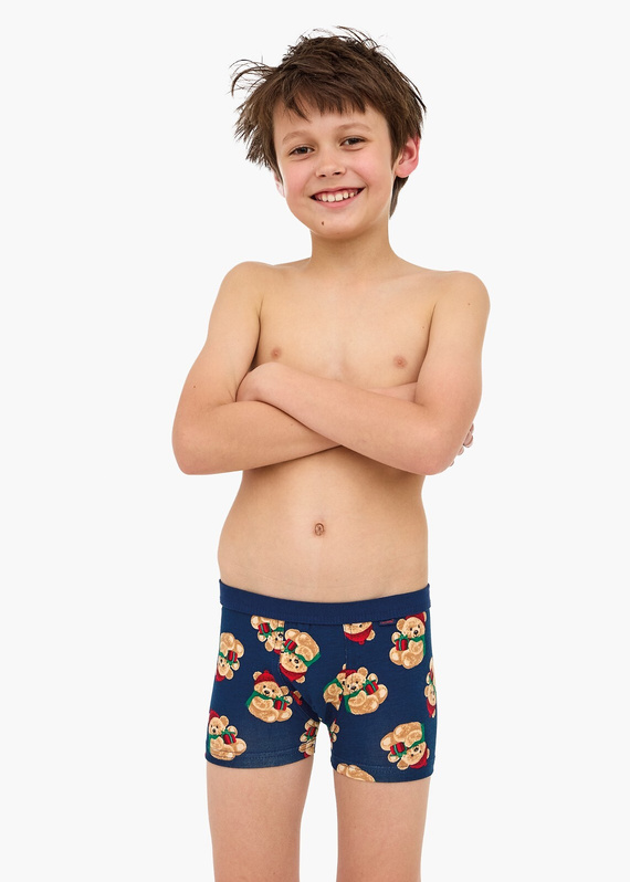 701/152 700/152 Chlapecké bavlněné boxerky Teddy Cornette - pohodlné a prodyšné