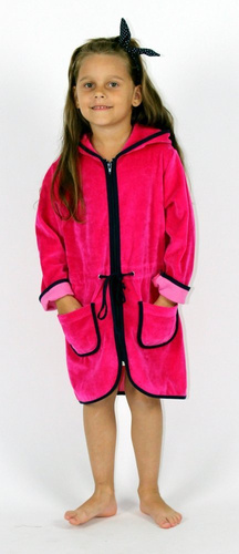 374 / 375 Desiree Dětský župan - malinový