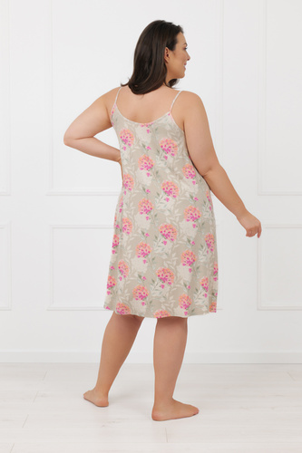 Noční košile Harmonia Italská móda tenká ramínka viskóza