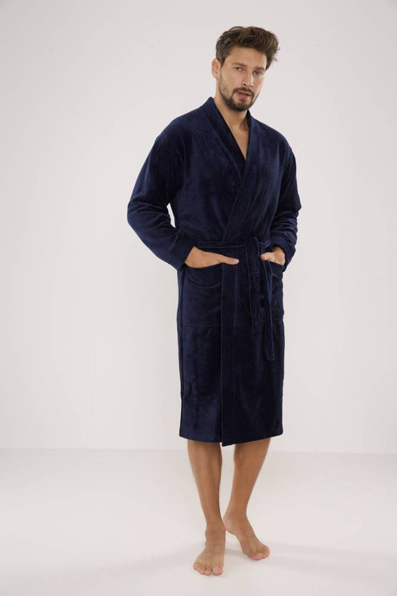 391 Hugo pánský župan De lafense - tmavě modrý