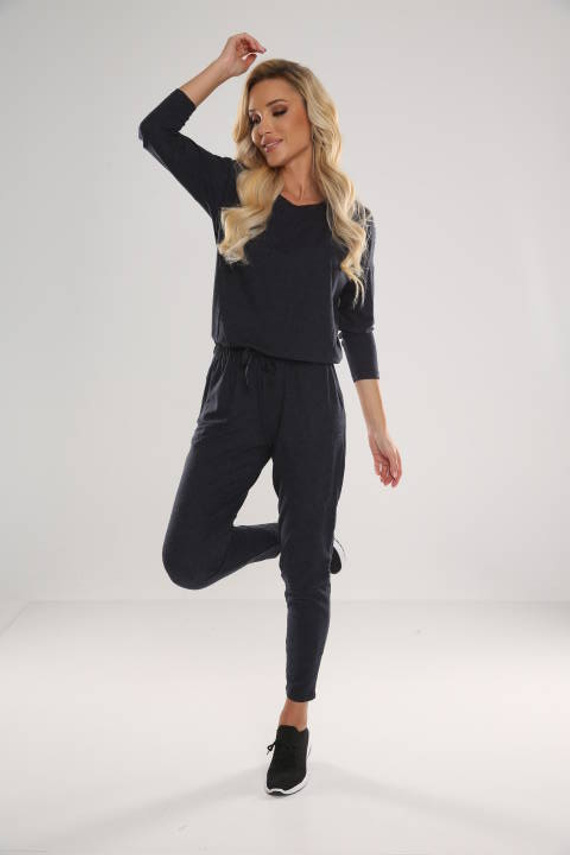 305 Paula Dámský pyžamový oblek - tmavě modrý