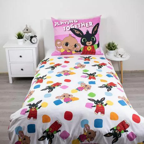 Povlečení Králíček Bing a Sula 140x200 Jerry Fabrics bavlna