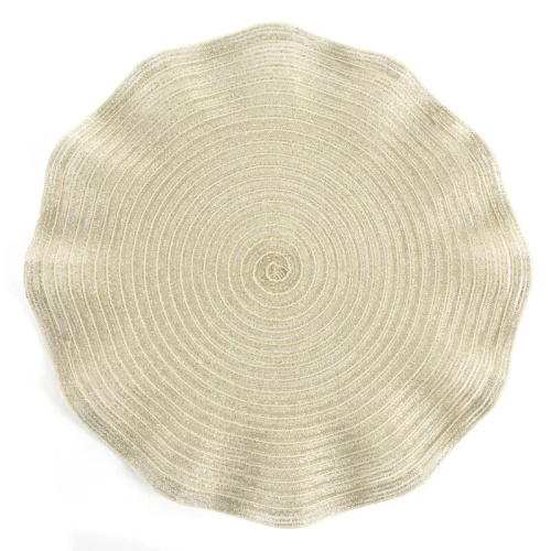 Podložka na stůl Eurofirany elegantní podložka pod talíře glamour June champagne beige