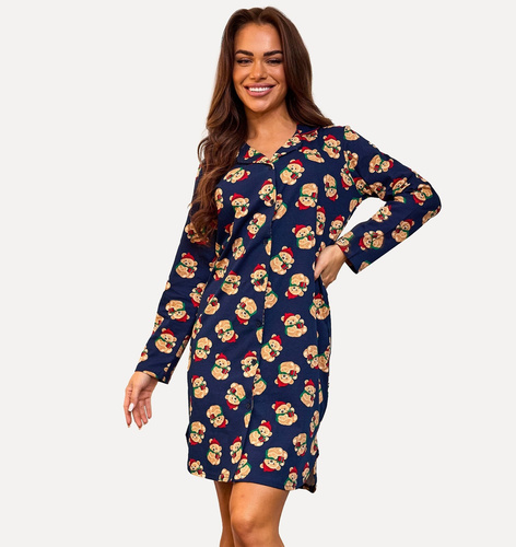 104/474 Teddy 7 Cornette volné tričko - bavlna, volný střih, dlouhý rukáv