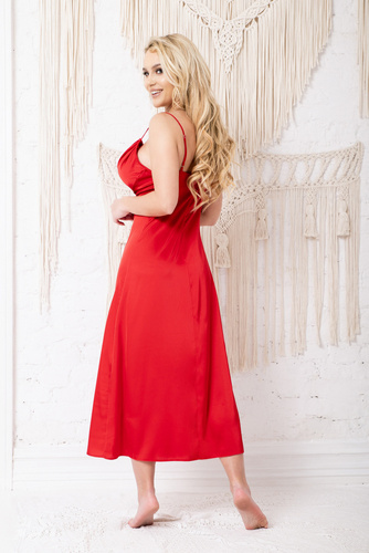 Sanda slipová noční košile Kalimo - červená