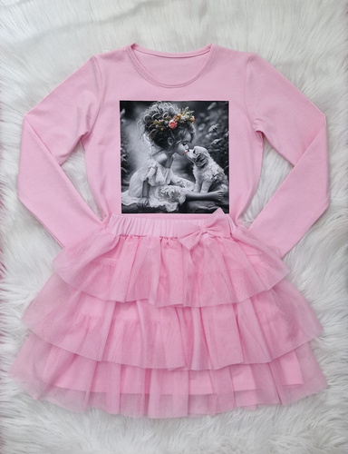 Kiss Baby halenka Bambarillo pink jersey | Pohodlí a styl