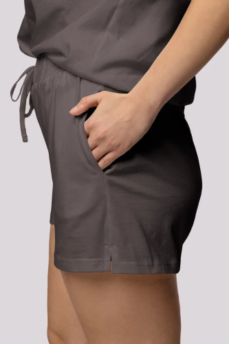 Bliss dámské pyžamo s krátkým rukávem Mona graphite