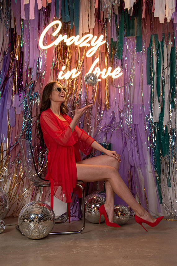 674 Florence Forex dámský župan - červený