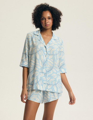 Dámské pyžamo 44482 Estes 100% viskóza na knoflíky