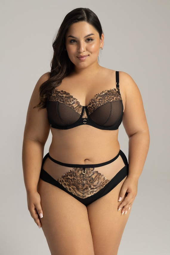 2143 Polovyztužená podprsenka Ava - černá