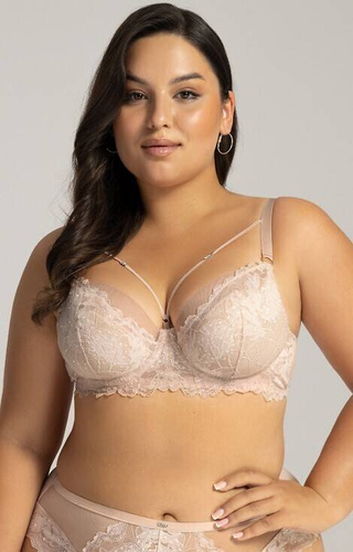 2154 Ava- třpytivá polovyztužená podprsenka