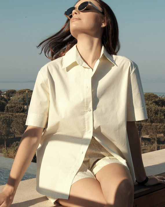 Dámské pyžamo Sensis Ophelia limetkové – letní, 100% bavlna