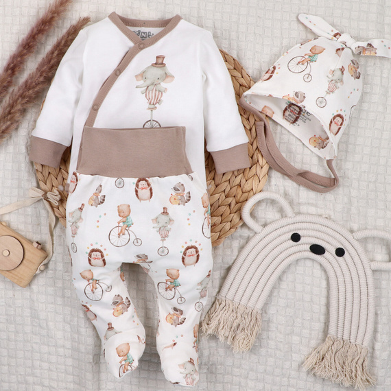 ABN-5597 Dětská čepička Circus Nini - 100% organická bavlna, měkká a bezpečná